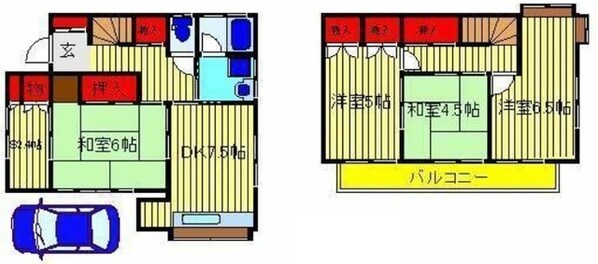 酒井根邸宅の物件間取画像